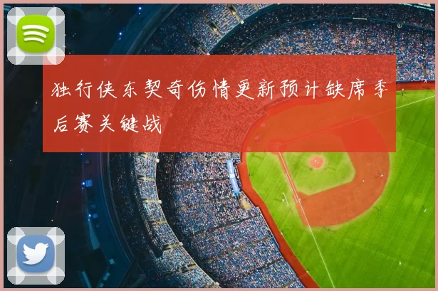 独行侠东契奇伤情更新预计缺席季后赛关键战